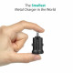 RAVPower USB Car Charger Mini 2xUSB 24W 4.8A with iSmart 2.0 Charging Tech Black (RP-PC031)